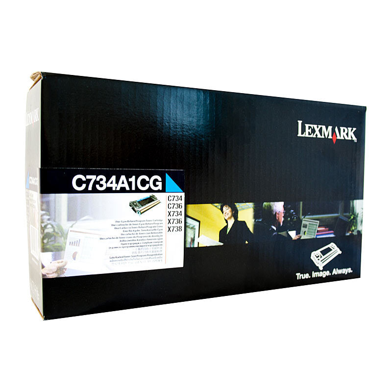 Lexm C734 Cyan Toner Cart Lexmark