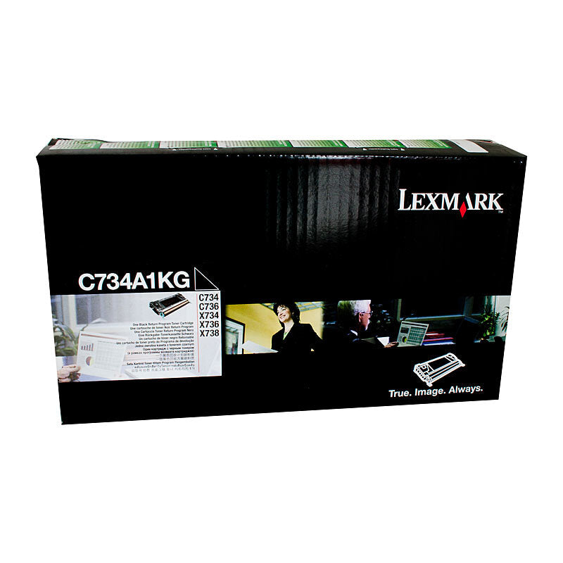 Lexm C734 Black Toner Cart Lexmark
