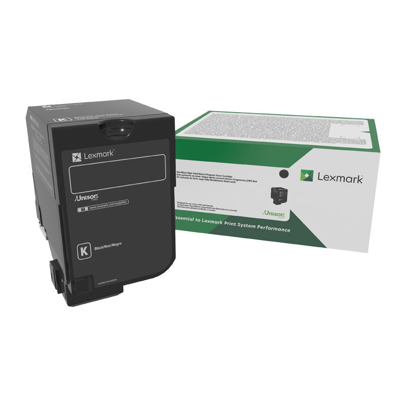 Lexm 74C60K0 Black Toner Lexmark