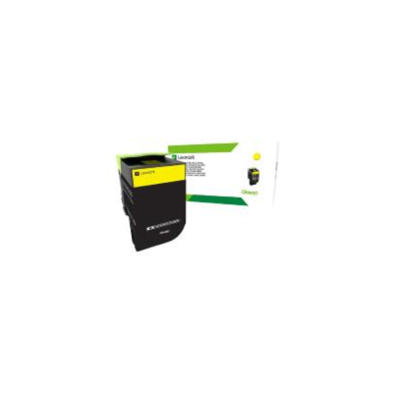 Lexm 808SY Std Yellow Toner Lexmark