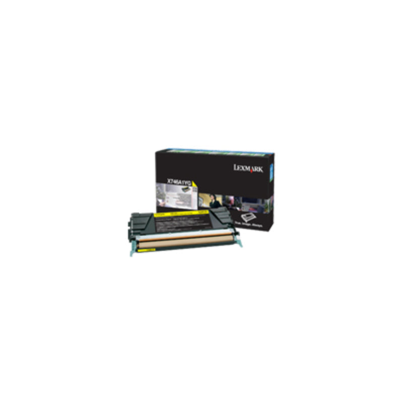 Lexm X746A1YG Yell Pre Cart Lexmark