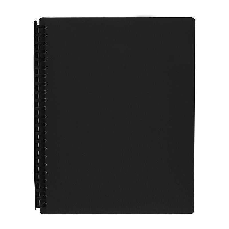 Mbg D/Book A4 Refillable Blk Marbig
