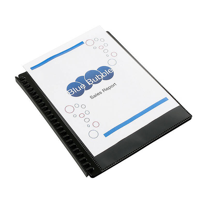 Mbg D/Book Ref C/V A4 20P Blk Marbig