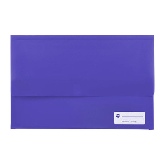 Mbg Wallet F/C Polypick Purple Marbig