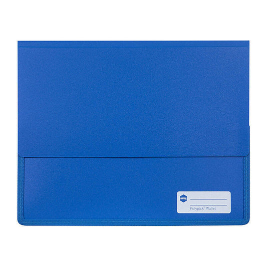 Mbg Wallet A4 H/D Polypick Blu Marbig
