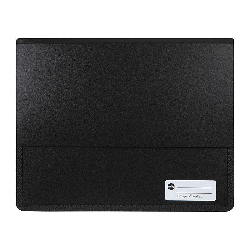Mbg Wallet A4 H/D Polypick Blk Marbig