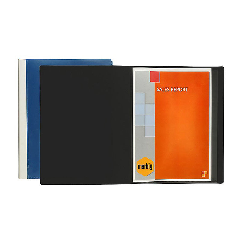 Mbg D/Book A4 C/V 50Pg Blk Marbig