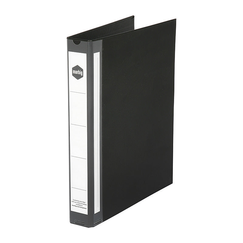 Mbg R/Bnd Dx A4 25mm 2D PE Blk Marbig