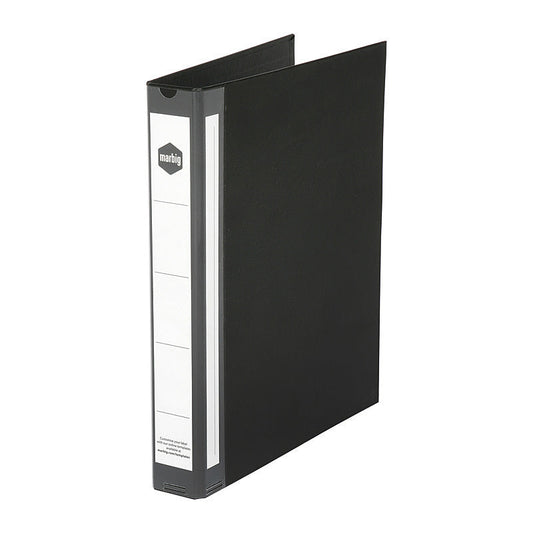 Mbg R/Bnd Dx A4 25mm 2D PE Blk Marbig
