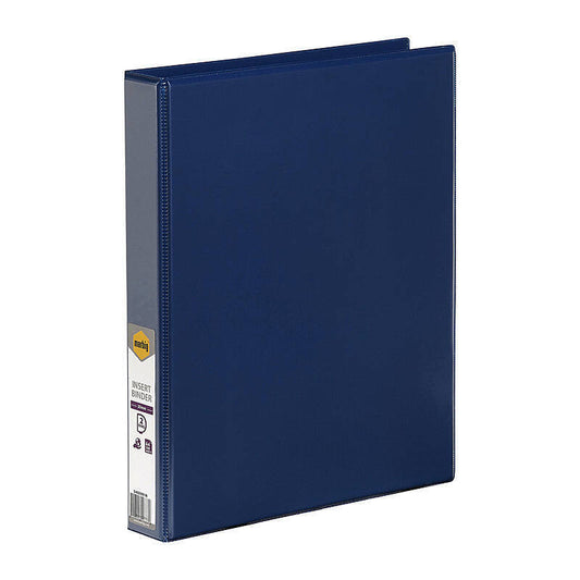 Mbg I/Bndr C/V A4 2Dr 25mm Blu Marbig