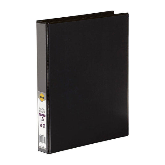 Mbg I/Bndr C/V A4 2Dr 25mm Blk Marbig