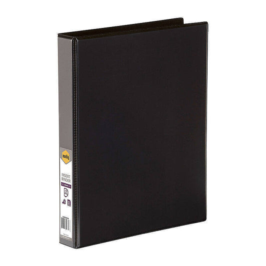 Mbg I/Bndr C/V A4 3Dr 25mm Blk Marbig