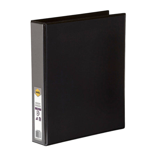 Mbg I/Bndr C/V A4 3Dr 38mm Blk Marbig