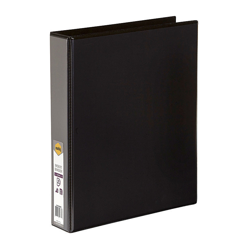 Mbg I/Bndr C/V A4 4Dr 38mm Blk Marbig