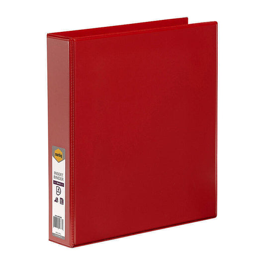 Mbg I/Bndr C/V A4 4Dr 38mm Red Marbig