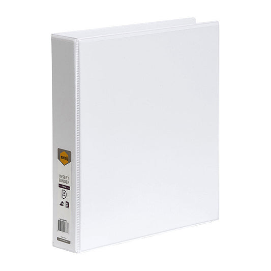 Mbg I/Bndr C/V A4 4Dr 38mm Wht Marbig