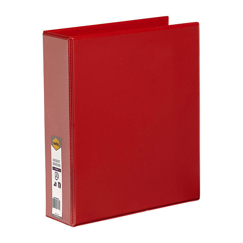 Mbg I/Bndr C/V A4 3Dr 50mm Red Marbig