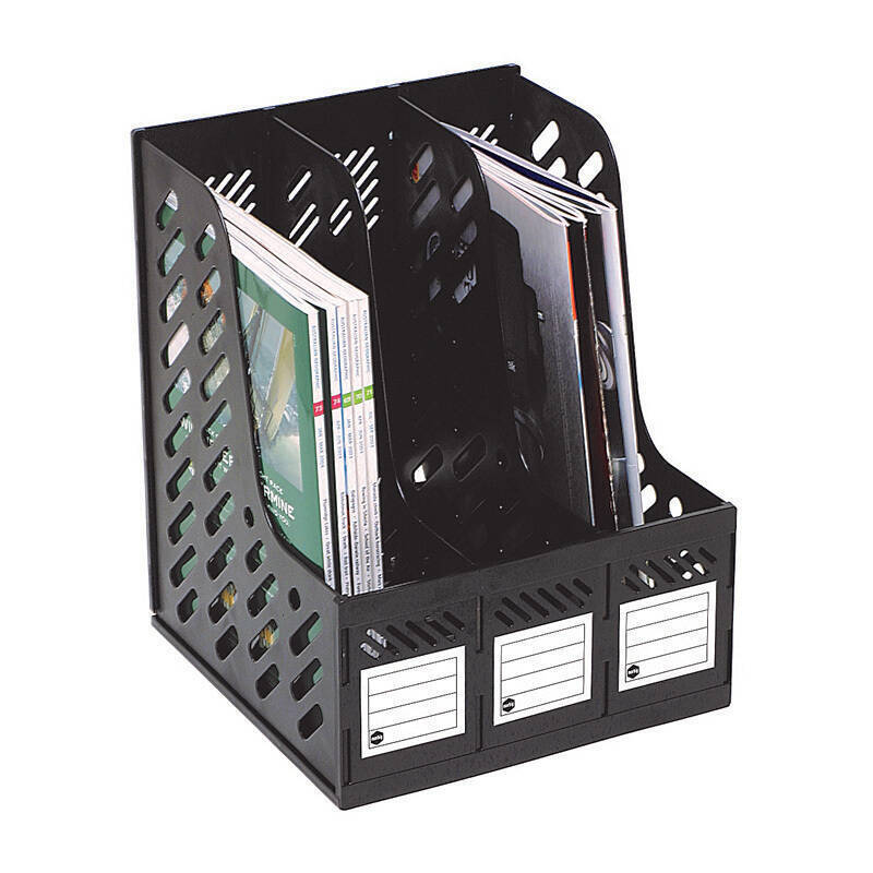 Mbg Magazine Racks 3 Section Marbig