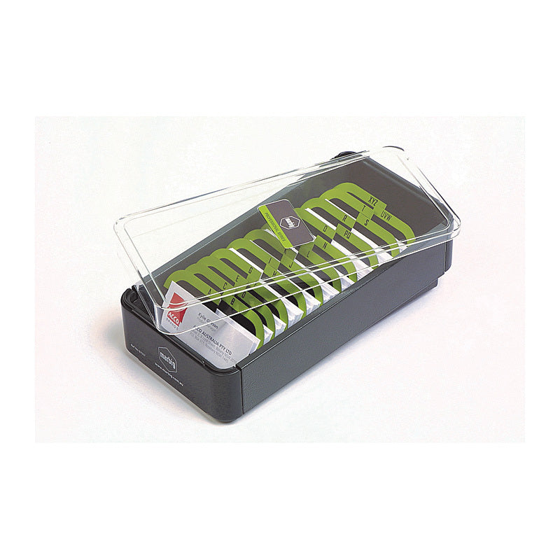 Mbg Biz Card File Box 400Cap Marbig