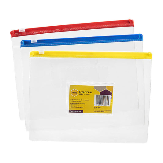 Mbg Clear Case A5 235X185 Asst Marbig