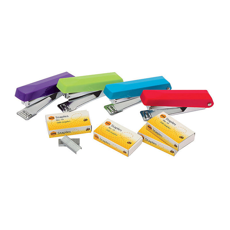 Mbg Stapler Mini No.10 Ast H/S Marbig