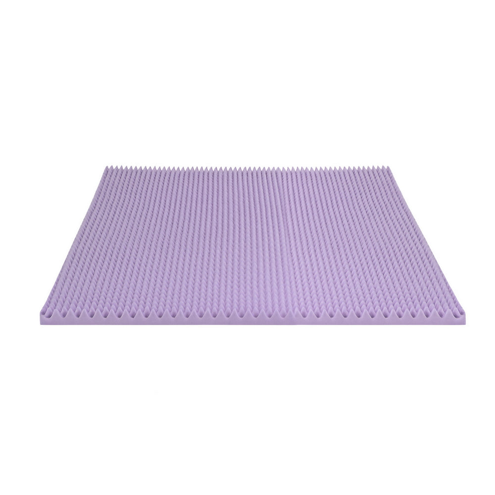 Giselle 5cm Memory Foam Mattress Topper Lavender Infused Egg Crate Pad Mat Double Tristar Online