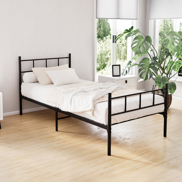 Artiss Bed Frame Single Metal Bed Frames SOL