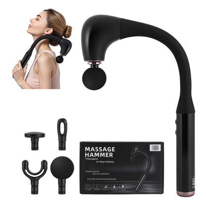 Everfit Massage Gun U-shaped Extended Handle Percussion Massager 4 Heads Tristar Online