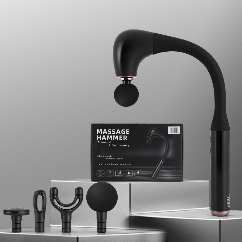 Everfit Massage Gun U-shaped Extended Handle Percussion Massager 4 Heads Tristar Online