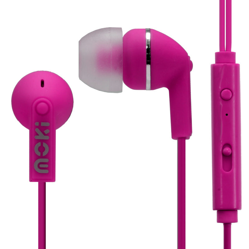 Moki Noise IsoEarbuds Mic Pk Moki International