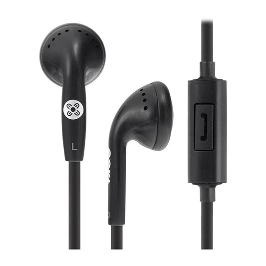 Moki Mic Earphones Black Moki International