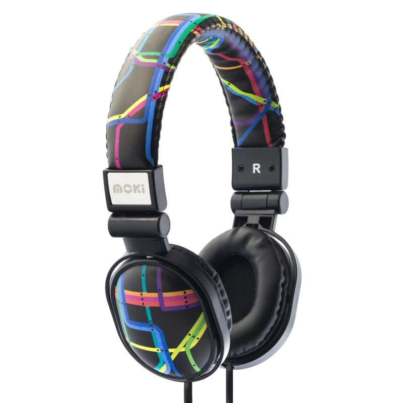 Moki Poppers Headphones Black Moki International