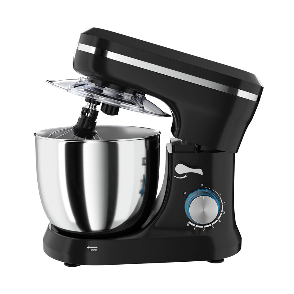 Devanti 3in1 Stand Mixer 8 Speed 5L Mix Master 400W Black Tristar Online