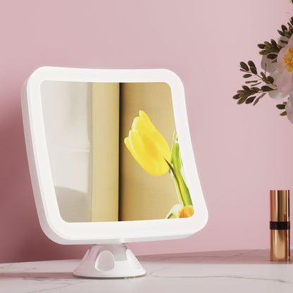 Embellir Makeup Mirror 10X Magnification LED Light Adjustable Rotation Cordless Suction Cup Tristar Online