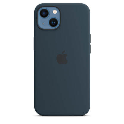 iPhone 13 silicone case MagSafe blue