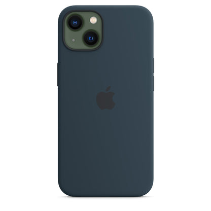iPhone 13 silicone case MagSafe blue