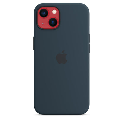 iPhone 13 silicone case MagSafe blue