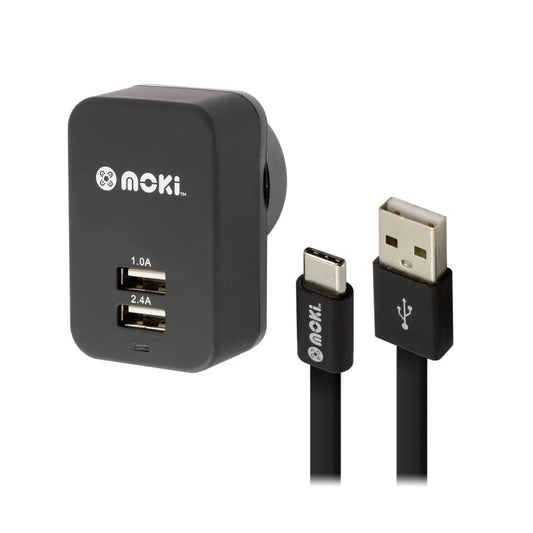 Moki Type-C USB Cable + Wall Moki International