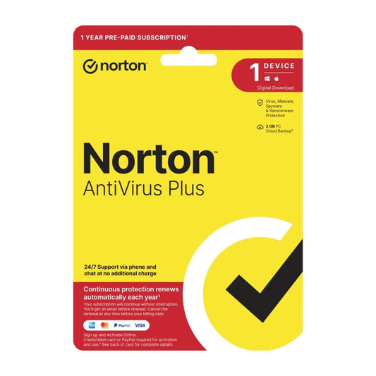 Norton AntiVirus 1U 1D 1 Yr Norton