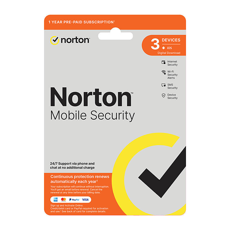Norton Mobile Secuity 1U3D 1Yr Norton