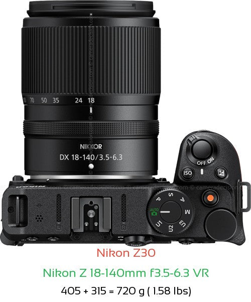 Nikon Z30 Mirrorless Camera + 18-140mm VR Kit – 20.9MP DX Vlogging & Travel Bundle Nikon