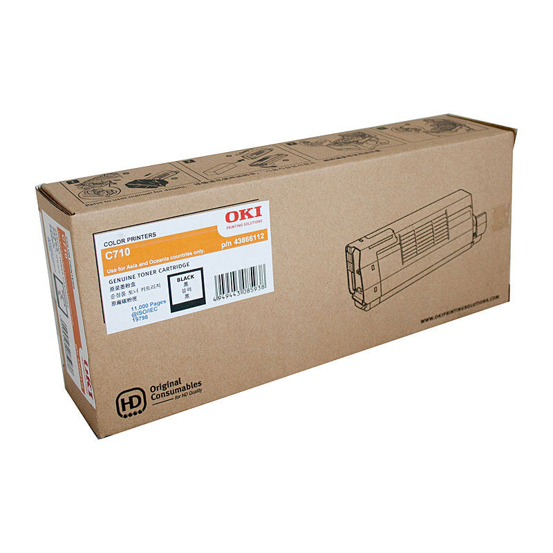 Oki C710N/C711N Black Toner OKI