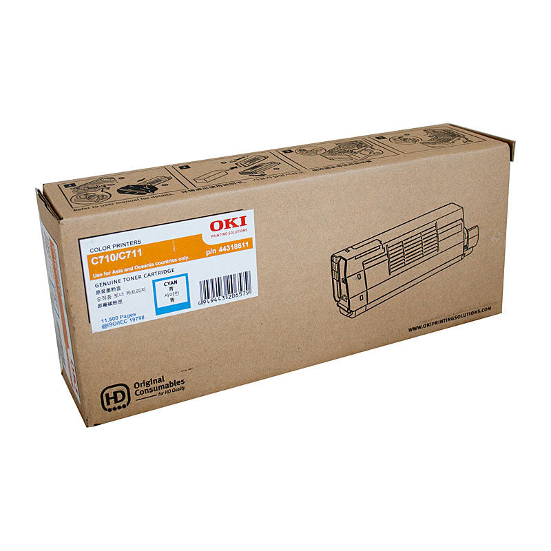 Oki C710N/C711N Cyan Toner OKI