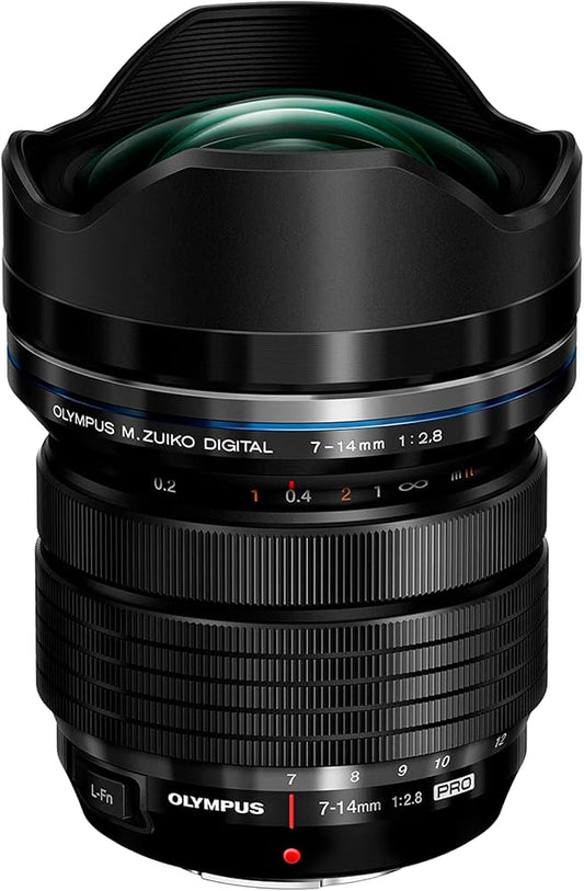 Olympus M.Zuiko Digital ED 7-14mm f/2.8 PRO Lens – Ultra-Wide Zoom, Weather-Sealed, Micro Four Thirds Mount Olympus