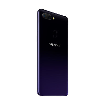 OPPO R15 Pro cosmic purple angled view showing screen