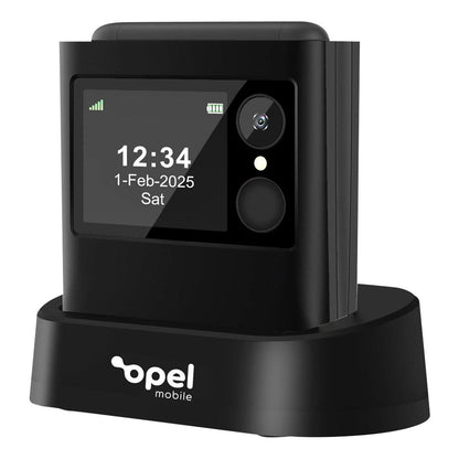 Opel Flip Fold 4G phone displayed flat showing full body design