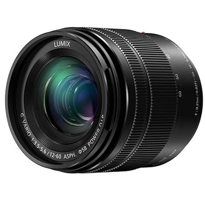 Panasonic Lumix G Vario 12-60mm f/3.5-5.6 ASPH. POWER O.I.S. Lens (H-FS12060) Panasonic