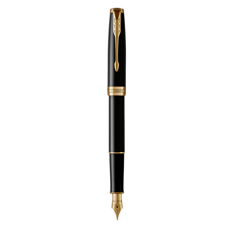 Parker Sonnet Blk Lacq GT FP Parker