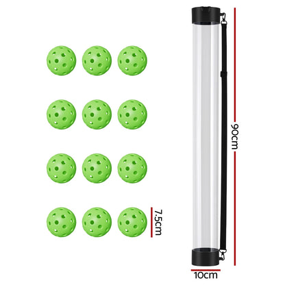 Everfit 12PC Pickleball Collector Set Multi-Ball Retriever Portable Storage Adjustable Strap Tristar Online