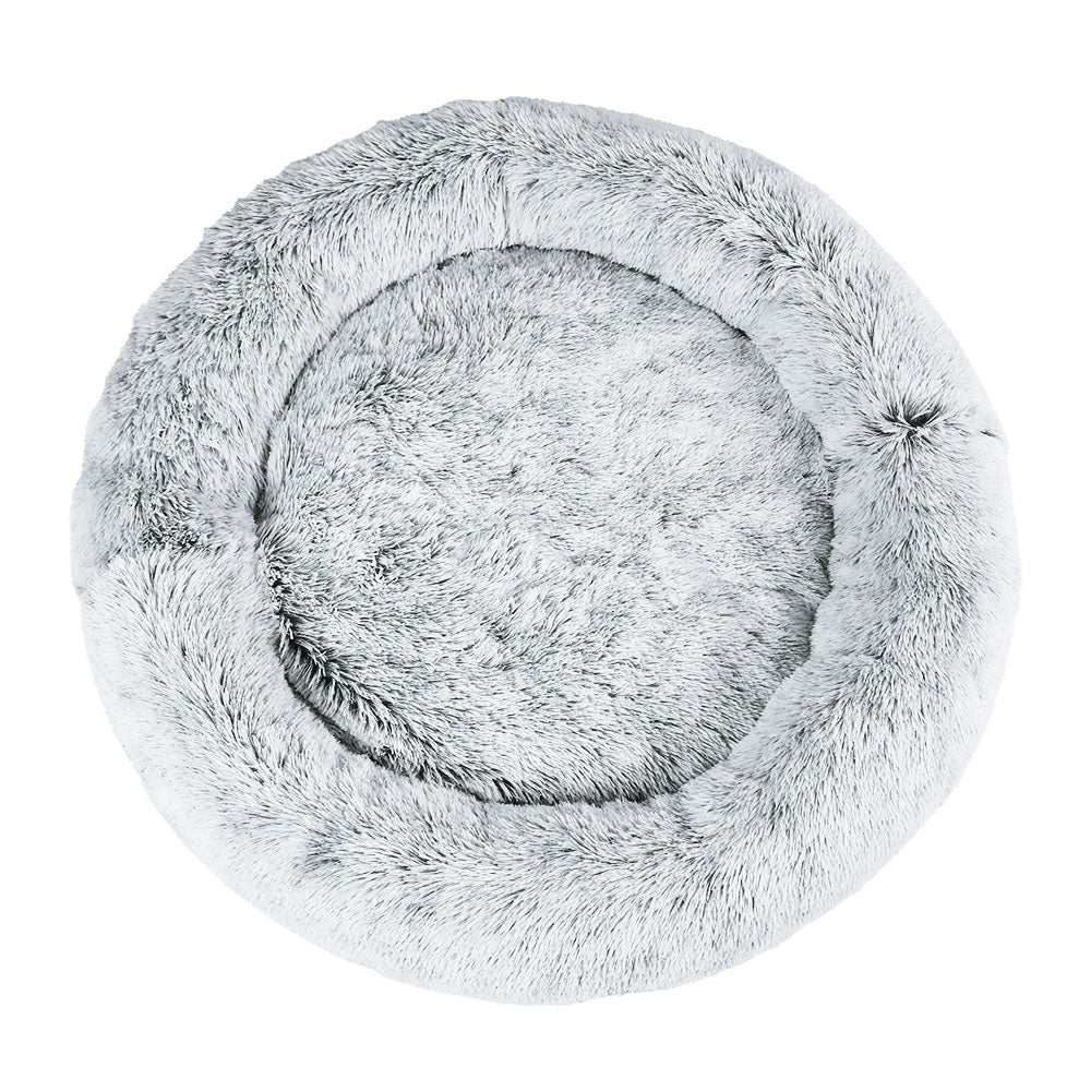 i.Pet Pet Bed Dog Cat 110cm Calming Extra Large Soft Plush Light Charcoal Tristar Online